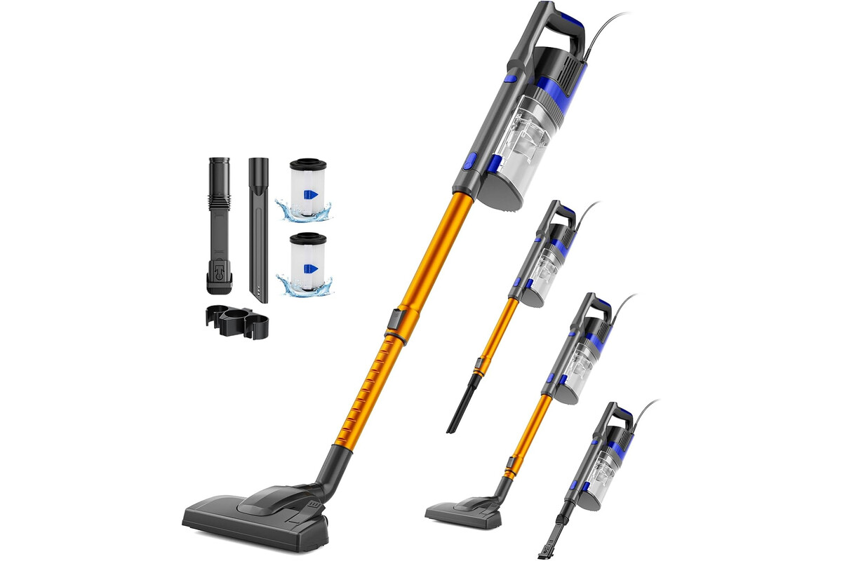 Risparmia tempo e fatica con la nuova scopa elettrica VACTechPro: potenza da 680W a prezzo vantaggioso!