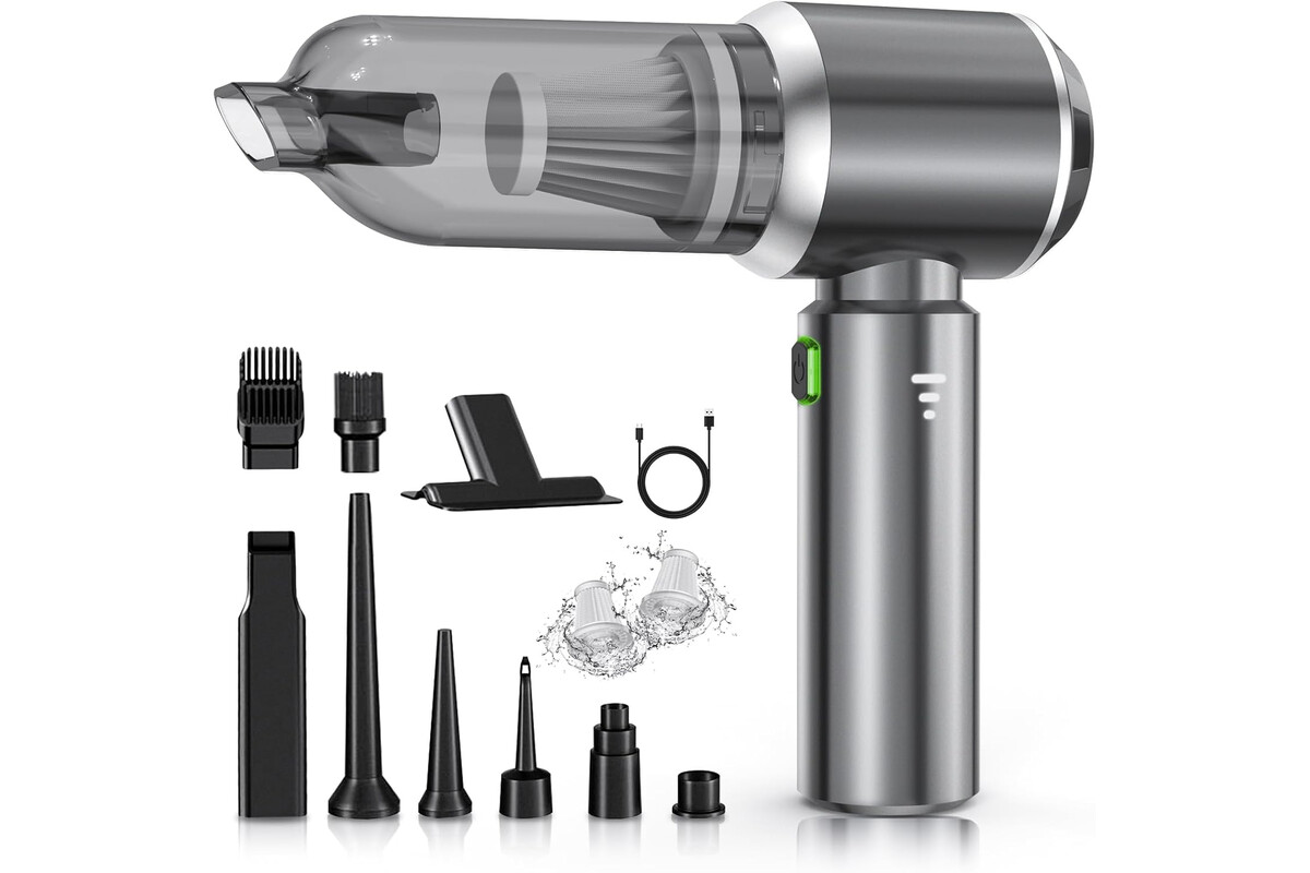 Risparmia tempo e fatica: il potente aspirapolvere portatile wireless per auto e casa ora in offerta speciale