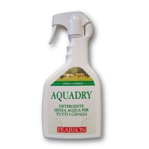 Aquadry Pearson detergente shampoo secco per tutti i cavalli ml. 700