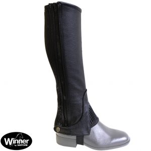 GHETTE IN PELLE CINGHIALATA ELASTICHE