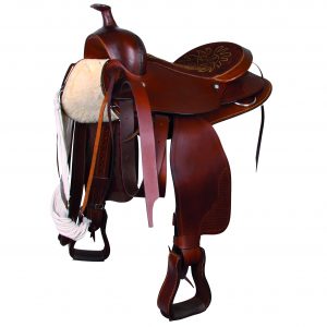SELLA WESTERN PER CAVALLI GRANDI, 16"/40 CM